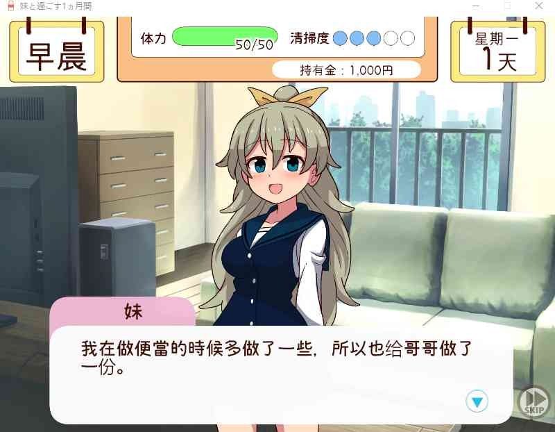 和妹妹一起的一个月 主线事件 资料图 1